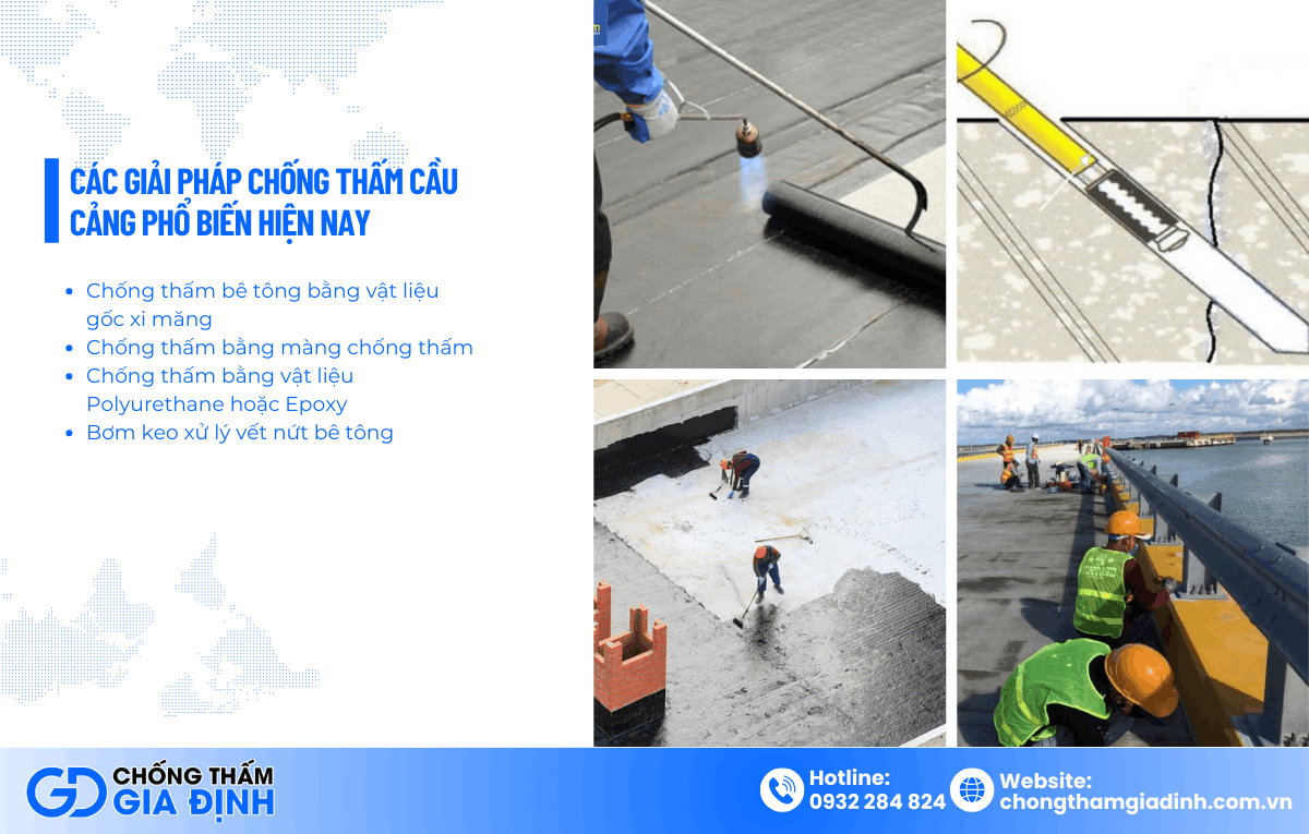 Chống thấm cầu cảng