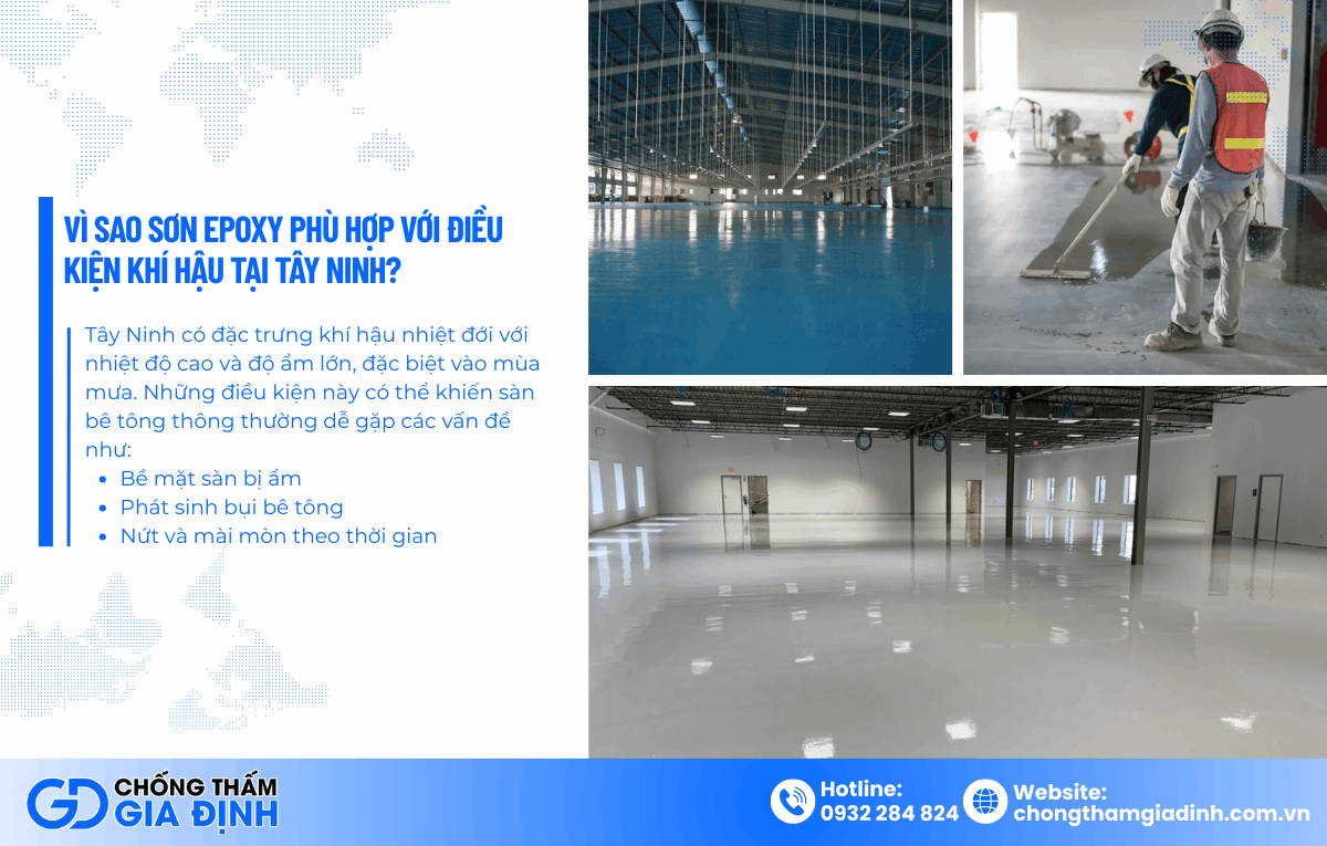 Thi công sơn epoxy Tây Ninh