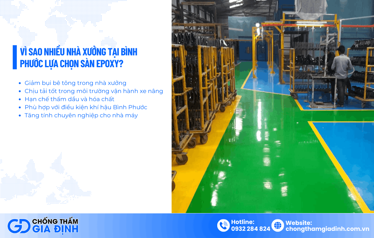 Thi công sơn Epoxy Bình Phước