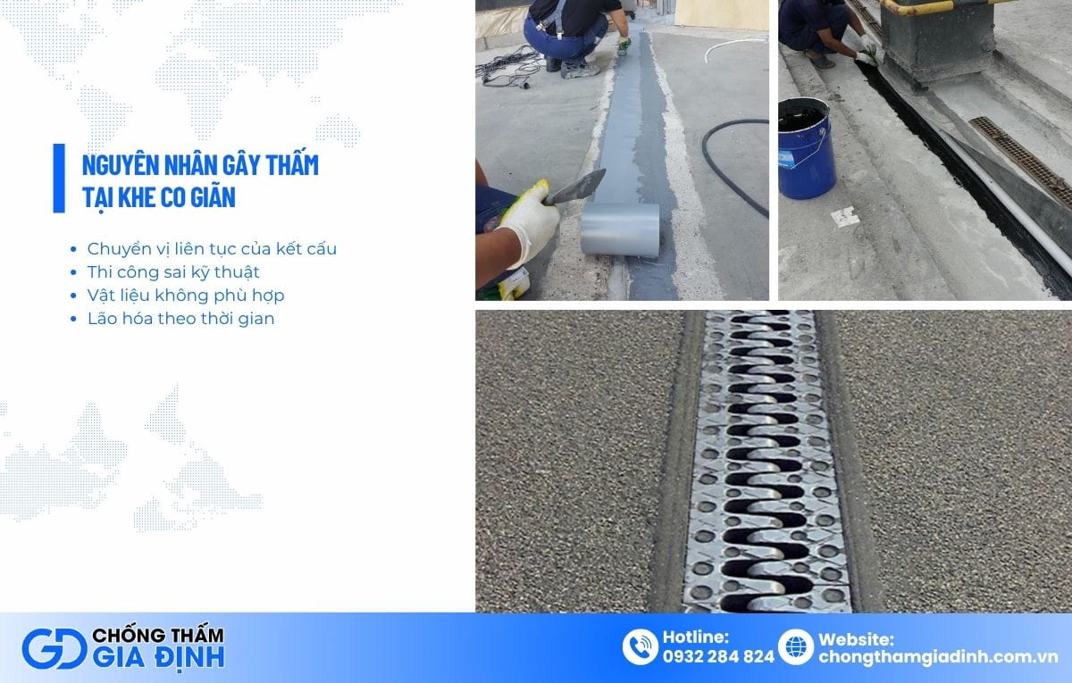 chống thấm khe co giãn