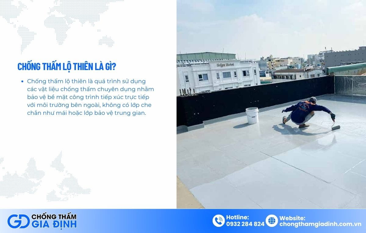 Chống thấm lộ thiên