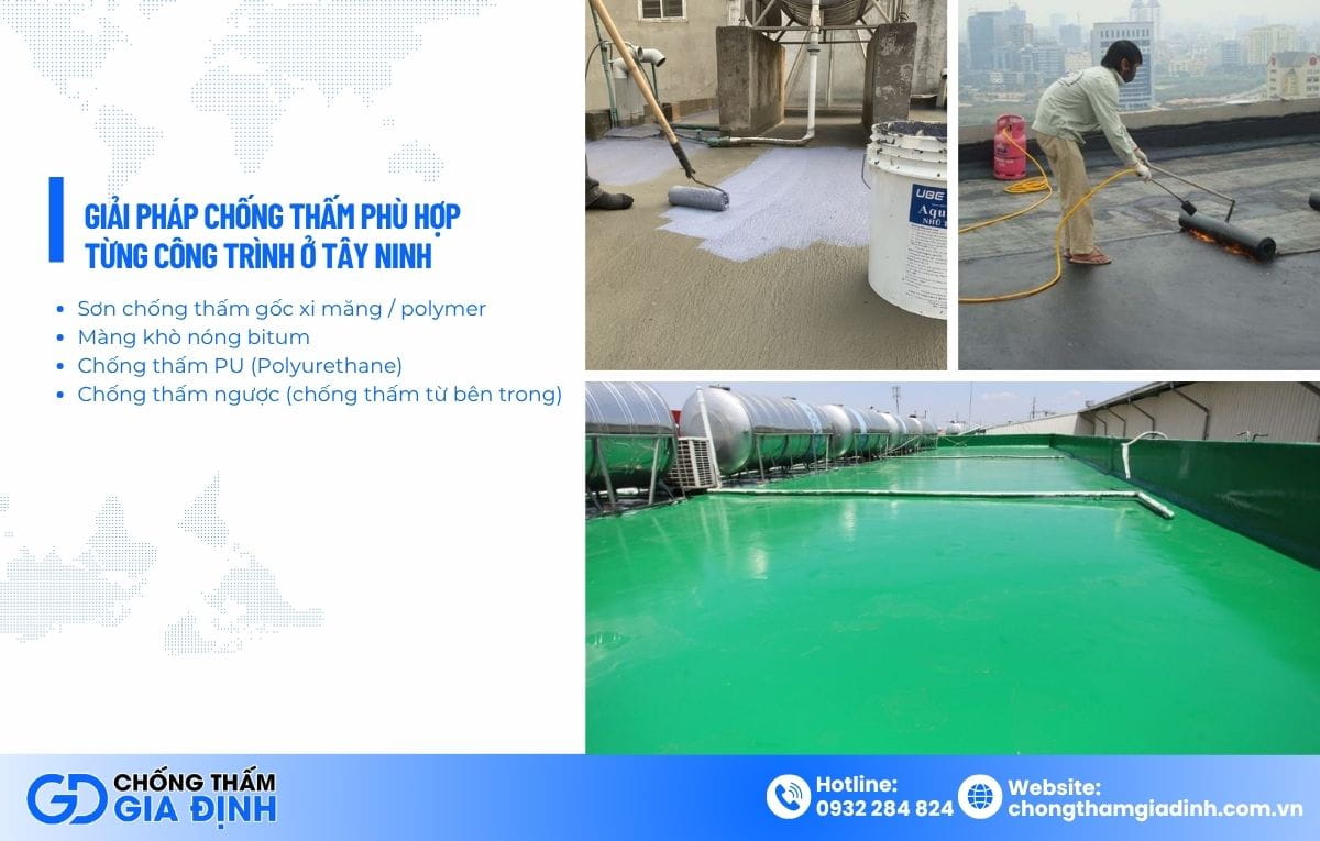 Chống thấm Tây Ninh