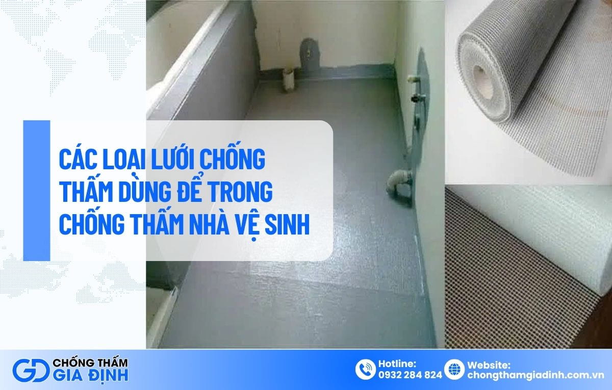 lưới chống thấm nhà vệ sinh